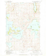 Enemy Swim Lake West South Dakota Historical topographic map, 1:24000 scale, 7.5 X 7.5 Minute, Year 1970