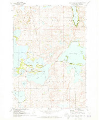 Enemy Swim Lake West South Dakota Historical topographic map, 1:24000 scale, 7.5 X 7.5 Minute, Year 1970
