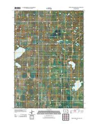 Enemy Swim Lake East South Dakota Historical topographic map, 1:24000 scale, 7.5 X 7.5 Minute, Year 2012