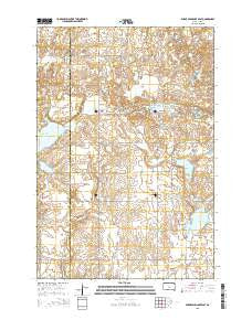 Enemy Swim Lake East South Dakota Current topographic map, 1:24000 scale, 7.5 X 7.5 Minute, Year 2015
