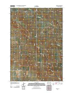 Enning South Dakota Historical topographic map, 1:24000 scale, 7.5 X 7.5 Minute, Year 2012