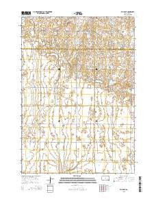 Epiphany South Dakota Current topographic map, 1:24000 scale, 7.5 X 7.5 Minute, Year 2015