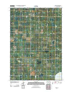 Erwin South Dakota Historical topographic map, 1:24000 scale, 7.5 X 7.5 Minute, Year 2012