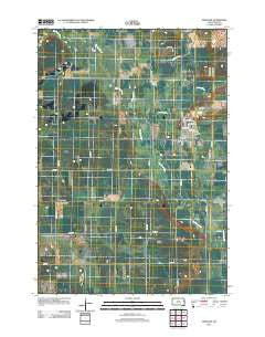 Estelline South Dakota Historical topographic map, 1:24000 scale, 7.5 X 7.5 Minute, Year 2012