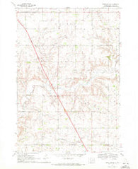 Estelline NE South Dakota Historical topographic map, 1:24000 scale, 7.5 X 7.5 Minute, Year 1970