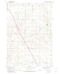 Estelline NE South Dakota Historical topographic map, 1:24000 scale, 7.5 X 7.5 Minute, Year 1970