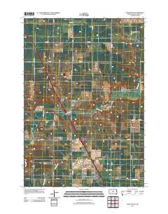 Estelline NE South Dakota Historical topographic map, 1:24000 scale, 7.5 X 7.5 Minute, Year 2012