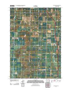 Estelline SE South Dakota Historical topographic map, 1:24000 scale, 7.5 X 7.5 Minute, Year 2012