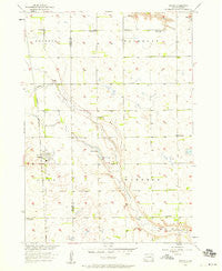 Ethan South Dakota Historical topographic map, 1:24000 scale, 7.5 X 7.5 Minute, Year 1957