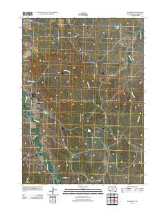 Evergreen South Dakota Historical topographic map, 1:24000 scale, 7.5 X 7.5 Minute, Year 2012