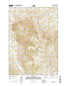 Evergreen South Dakota Current topographic map, 1:24000 scale, 7.5 X 7.5 Minute, Year 2015