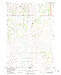 Evergreen NE South Dakota Historical topographic map, 1:24000 scale, 7.5 X 7.5 Minute, Year 1981