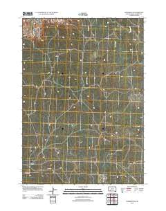 Evergreen NE South Dakota Historical topographic map, 1:24000 scale, 7.5 X 7.5 Minute, Year 2012