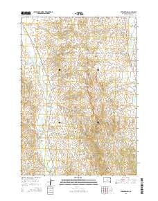 Evergreen SW South Dakota Current topographic map, 1:24000 scale, 7.5 X 7.5 Minute, Year 2015