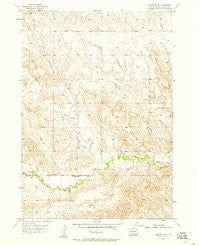 Fairburn NE South Dakota Historical topographic map, 1:24000 scale, 7.5 X 7.5 Minute, Year 1957