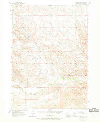 Fairburn NE South Dakota Historical topographic map, 1:24000 scale, 7.5 X 7.5 Minute, Year 1957