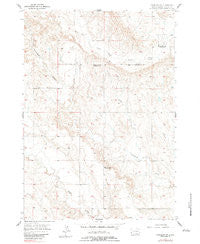 Fairburn SW South Dakota Historical topographic map, 1:24000 scale, 7.5 X 7.5 Minute, Year 1957