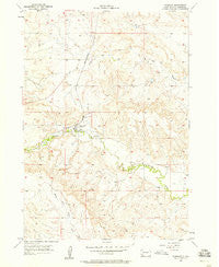Fairburn South Dakota Historical topographic map, 1:24000 scale, 7.5 X 7.5 Minute, Year 1957
