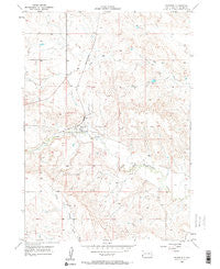 Fairburn South Dakota Historical topographic map, 1:24000 scale, 7.5 X 7.5 Minute, Year 1957