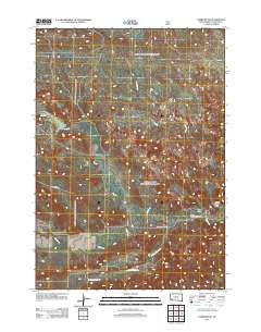 Fairburn NE South Dakota Historical topographic map, 1:24000 scale, 7.5 X 7.5 Minute, Year 2012