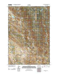 Fairpoint NW South Dakota Historical topographic map, 1:24000 scale, 7.5 X 7.5 Minute, Year 2012