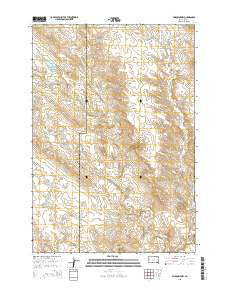 Fairpoint NW South Dakota Current topographic map, 1:24000 scale, 7.5 X 7.5 Minute, Year 2015