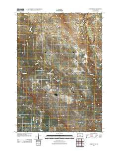 Fairpoint SW South Dakota Historical topographic map, 1:24000 scale, 7.5 X 7.5 Minute, Year 2012