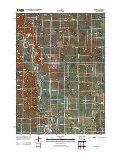 Fairview South Dakota Historical topographic map, 1:24000 scale, 7.5 X 7.5 Minute, Year 2012