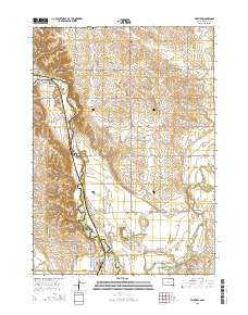 Fairview South Dakota Current topographic map, 1:24000 scale, 7.5 X 7.5 Minute, Year 2015