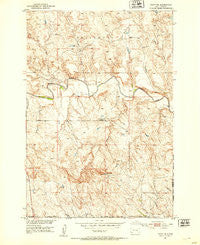 Faith NE South Dakota Historical topographic map, 1:24000 scale, 7.5 X 7.5 Minute, Year 1951
