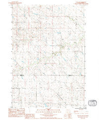 Faith SW South Dakota Historical topographic map, 1:24000 scale, 7.5 X 7.5 Minute, Year 1983