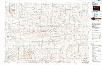 Faith South Dakota Historical topographic map, 1:100000 scale, 30 X 60 Minute, Year 1984