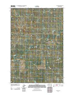 Faith SW South Dakota Historical topographic map, 1:24000 scale, 7.5 X 7.5 Minute, Year 2012