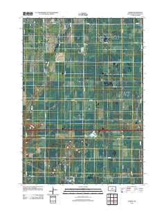 Farmer South Dakota Historical topographic map, 1:24000 scale, 7.5 X 7.5 Minute, Year 2012