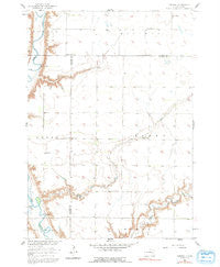 Farwell South Dakota Historical topographic map, 1:24000 scale, 7.5 X 7.5 Minute, Year 1957