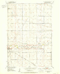 Faulkton East South Dakota Historical topographic map, 1:24000 scale, 7.5 X 7.5 Minute, Year 1952