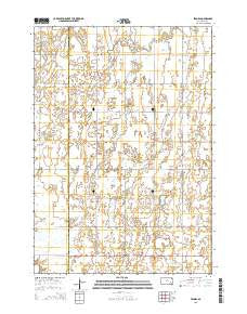 Fedora South Dakota Current topographic map, 1:24000 scale, 7.5 X 7.5 Minute, Year 2015