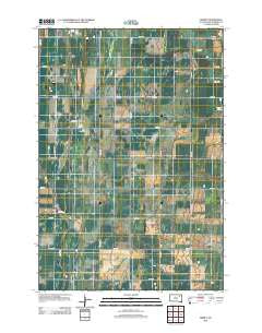 Ferney South Dakota Historical topographic map, 1:24000 scale, 7.5 X 7.5 Minute, Year 2012
