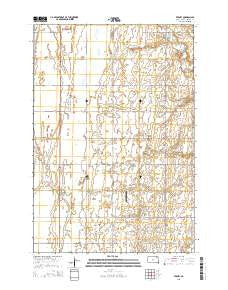 Ferney South Dakota Current topographic map, 1:24000 scale, 7.5 X 7.5 Minute, Year 2015