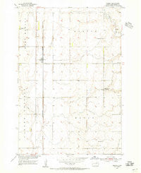 Ferney South Dakota Historical topographic map, 1:24000 scale, 7.5 X 7.5 Minute, Year 1954
