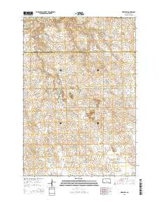 Firesteel South Dakota Current topographic map, 1:24000 scale, 7.5 X 7.5 Minute, Year 2015