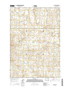 Fish Draw South Dakota Current topographic map, 1:24000 scale, 7.5 X 7.5 Minute, Year 2015