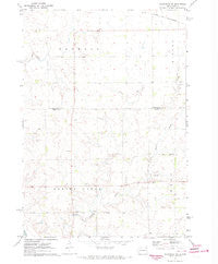 Flandreau NE South Dakota Historical topographic map, 1:24000 scale, 7.5 X 7.5 Minute, Year 1972
