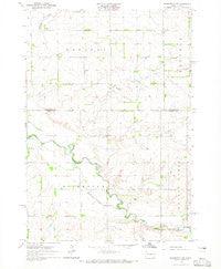 Flandreau NW South Dakota Historical topographic map, 1:24000 scale, 7.5 X 7.5 Minute, Year 1964