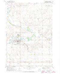 Flandreau South Dakota Historical topographic map, 1:24000 scale, 7.5 X 7.5 Minute, Year 1972