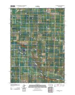 Flandreau NW South Dakota Historical topographic map, 1:24000 scale, 7.5 X 7.5 Minute, Year 2012