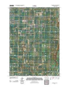 Flandreau SW South Dakota Historical topographic map, 1:24000 scale, 7.5 X 7.5 Minute, Year 2012