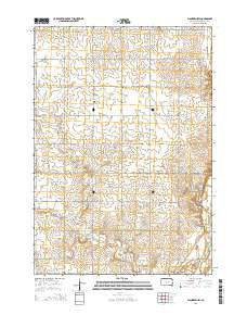 Flandreau SW South Dakota Current topographic map, 1:24000 scale, 7.5 X 7.5 Minute, Year 2015