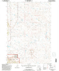 Flat Top Butte South Dakota Historical topographic map, 1:24000 scale, 7.5 X 7.5 Minute, Year 1993