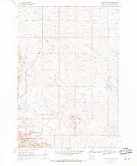 Flat Top Butte South Dakota Historical topographic map, 1:24000 scale, 7.5 X 7.5 Minute, Year 1968